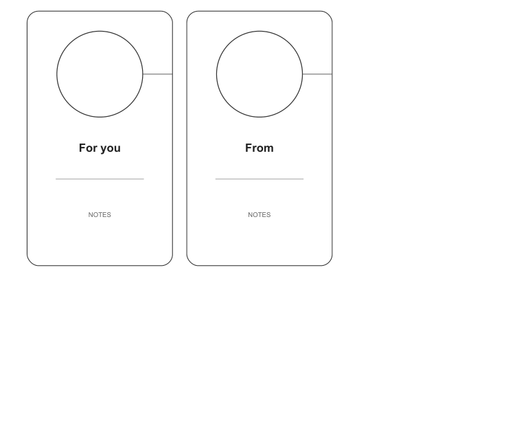 Preview of Bottle-hanger tags