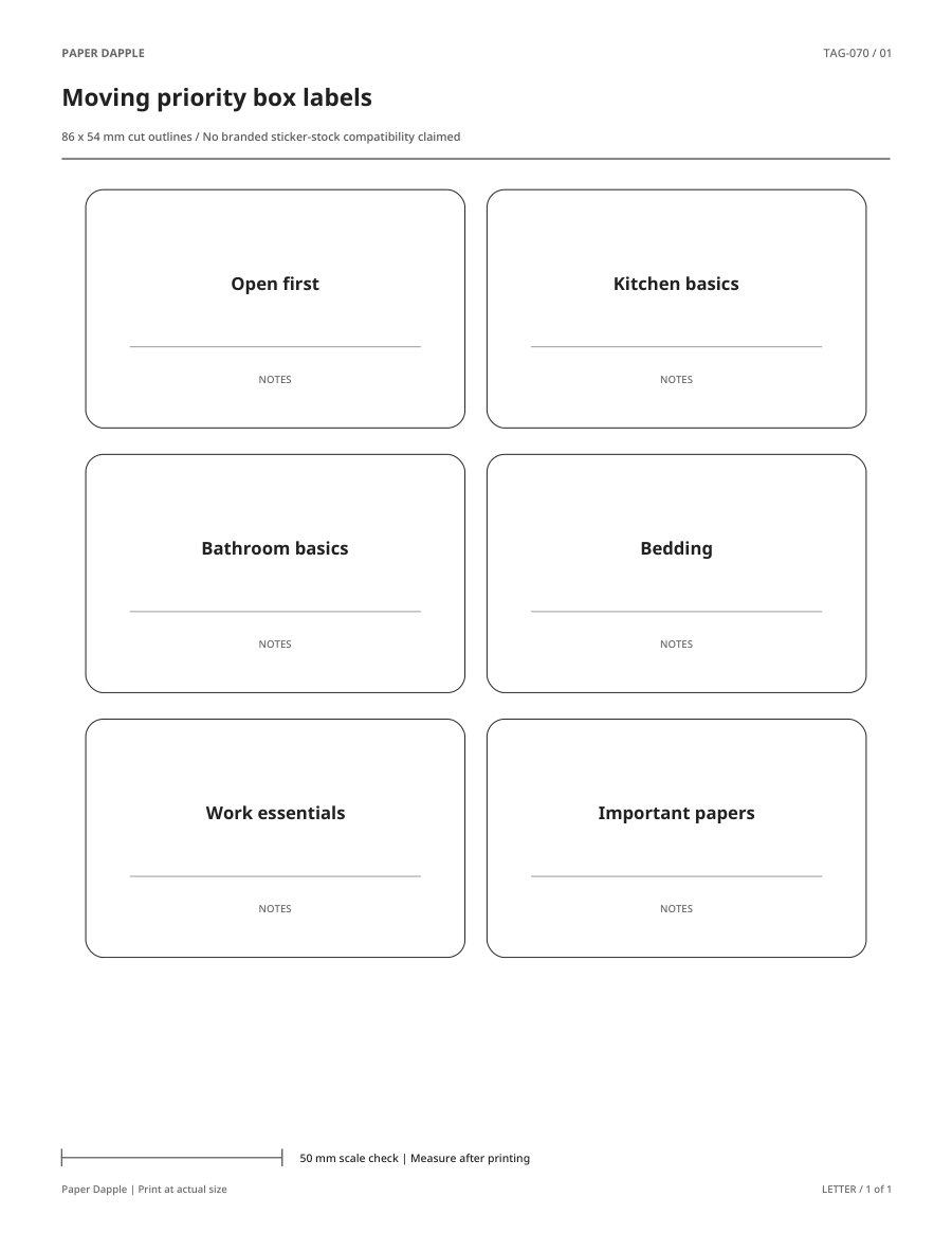 Preview of Moving priority box labels