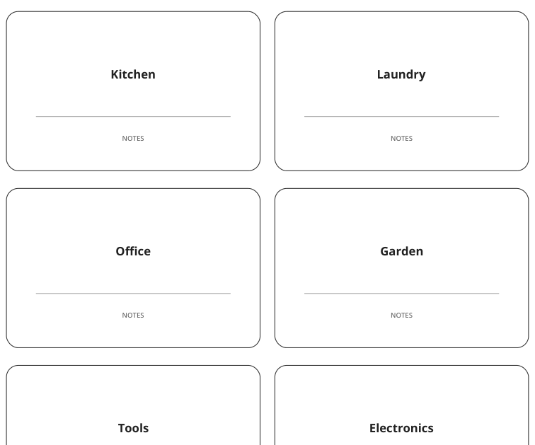 Preview of Manual storage folder labels