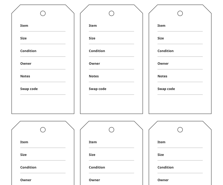 Preview of Swap-event item tags