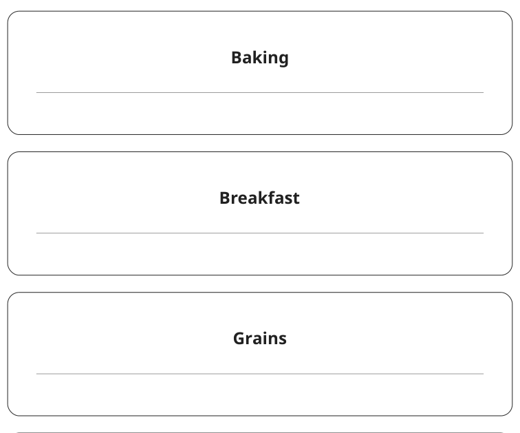 Preview of Large-write pantry category labels