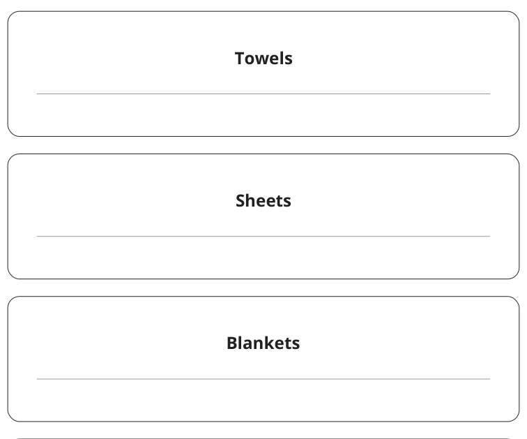 Preview of Large-write linen storage labels