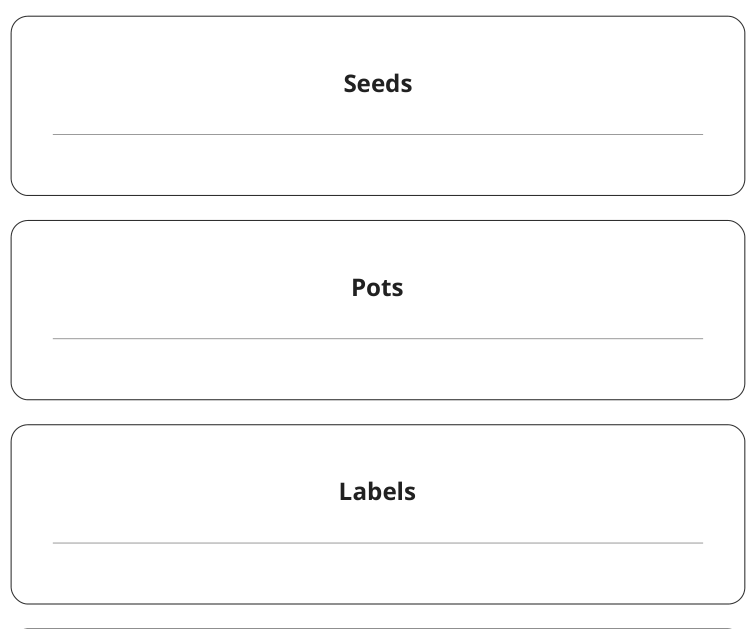 Preview of Large-write garden storage labels