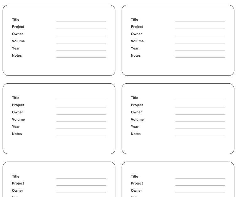 Preview of Binder pocket title inserts